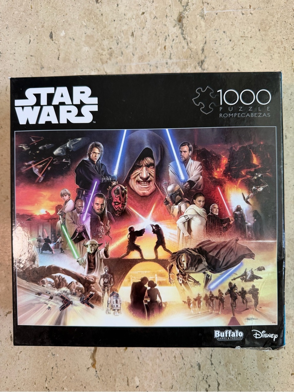 Buffalo STAR WARS "I SENSE GREAT FEAR IN YOU SKYWALKER" 1000 Piece Puzzle NEW